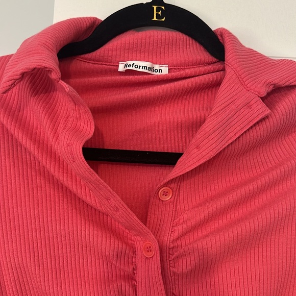 Reformation pink cardi - Picture 2 of 2